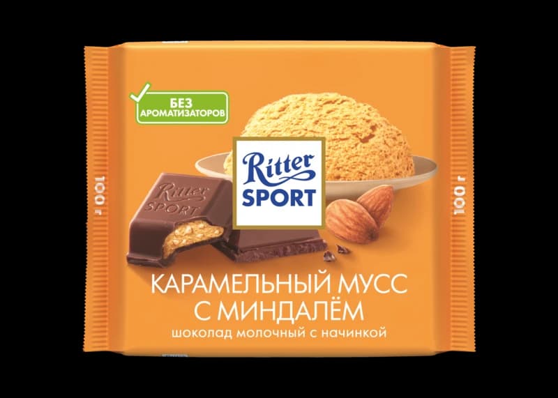 карамельный мусс с минадлем